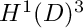 $H^1(D)^3$