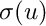 $ \sigma(u) $