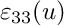 $ \varepsilon_{33}(u) $