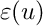 $ \varepsilon(u) $