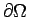 $ \partial\Omega$